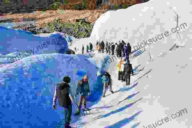 A Group Of People Glacier Trekking On The Surface Of A Glacier. Cold: Adventures In The World S Frozen Places