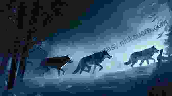 A Pack Of Wolves Running Through A Snowy Forest Wild Beasts And Their Ways Reminiscences Of Europe Asia Africa And America Volume 1