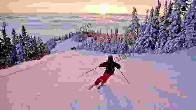 A Person Skiing Down A Snow Covered Slope. Cold: Adventures In The World S Frozen Places