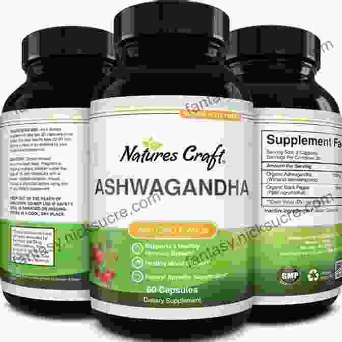 A Photo Of A Bottle Of Ashwagandha Supplements. INFERTILITY HERBS SUPPLEMENT FOR MEN AND WOMEN: 20 HERBS AND SUPPLEMENTS THAT BOOST NATURAL CONCEPTION FOR BOTH MEN AND WOMEN (How To Get Pregnant Faster)