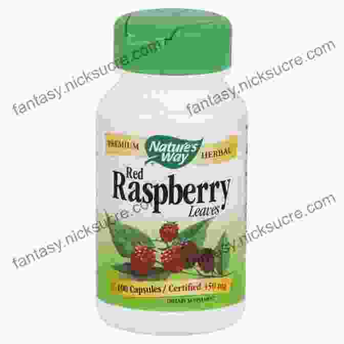 A Photo Of A Bottle Of Red Raspberry Leaf Supplements. INFERTILITY HERBS SUPPLEMENT FOR MEN AND WOMEN: 20 HERBS AND SUPPLEMENTS THAT BOOST NATURAL CONCEPTION FOR BOTH MEN AND WOMEN (How To Get Pregnant Faster)