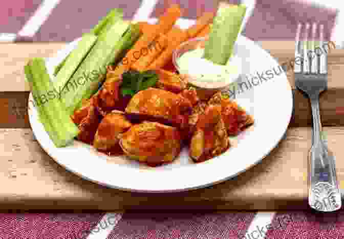A Photo Of Chicken Wings On A Plate With Celery And Carrots. CopyKat Com S Dining Out At Home Cookbook 2: More Recipes For The Most Delicious Dishes From America S Most Popular Restaurants