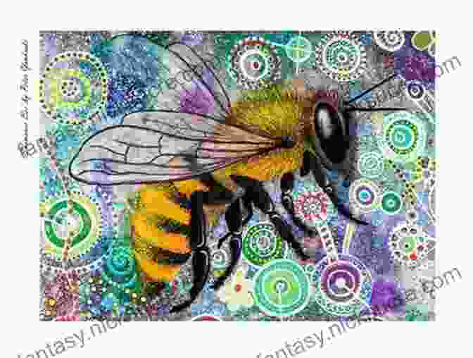 A Shamanic Bee With Glowing Wings, Guiding A Woman Through A Portal Into The Spirit World. The Shamanic Way Of The Bee: Ancient Wisdom And Healing Practices Of The Bee Masters