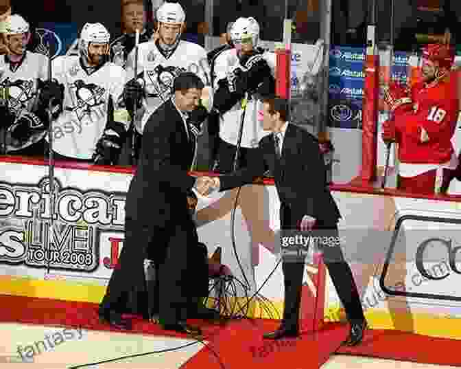 Mario Lemieux And Steve Yzerman Shaking Hands After A Game Mario Lemieux As Seen By His Contemporaries