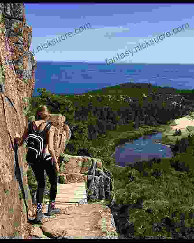 Moon Maine Travel Guide Cover Image Featuring A Hiker On A Trail In Acadia National Park Moon Maine (Travel Guide) Hilary Nangle