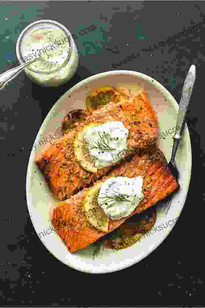 Salmon With Lemon And Dill, Served With Roasted Asparagus The Postnatal Cookbook: Simple And Nutritious Recipes To Nourish Your Body And Spirit During The Fourth Trimester